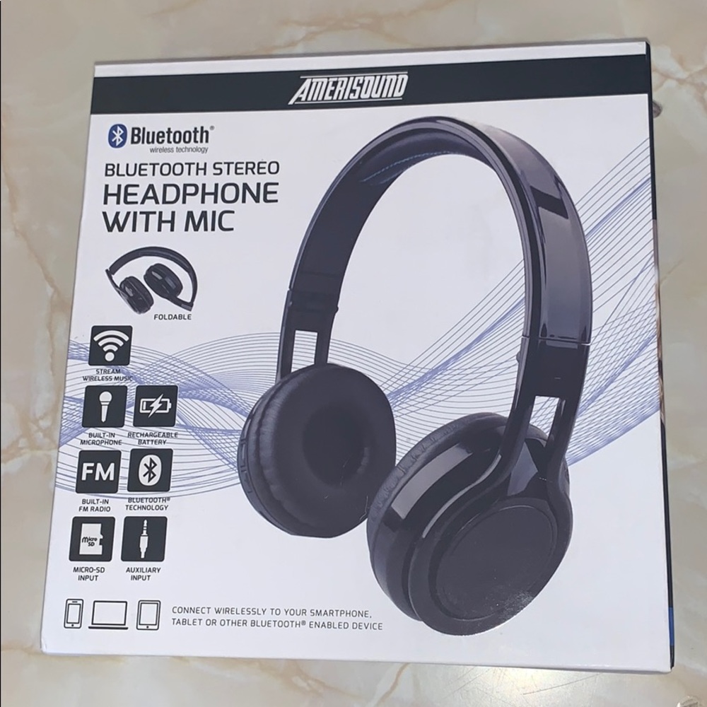 Amerisound Bluetooth Stereo Headphones